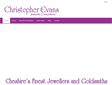 Tablet Screenshot of christopherevansgoldsmiths.com